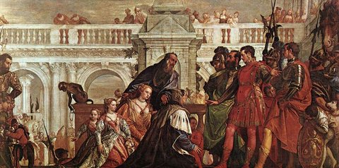 Veronese, Paolo - The Family of Darius before Alexander - 1565-7.jpg