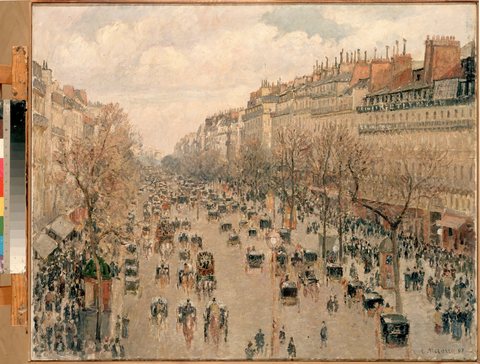 Pissarro, Camille - Boulevard Monmartre in Paris