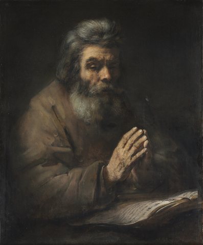 Рембранд ван Рейн — An Elderly Man in Prayer