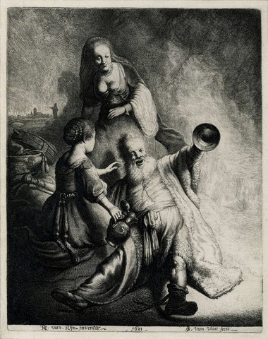 Lot and his daughters