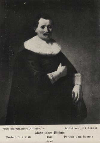 Portrait of a Man with Gloves