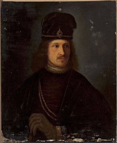 Portrait of a Man in a Tall Cap
