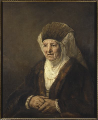 Portrait of an old woman