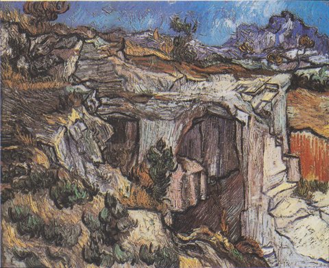 Entrance to a Quarry near Saint-Rémy