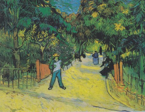 Entrance to the Public Park in Arles