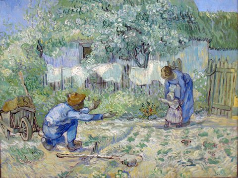 First Steps, after Millet