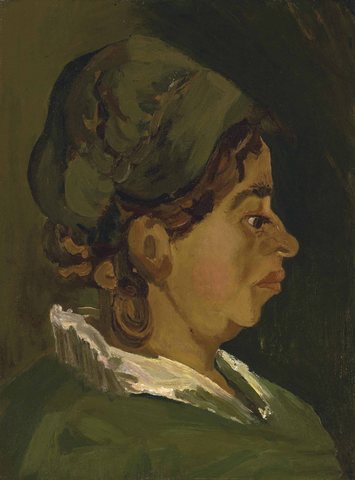 Head of a Peasant Woman: Right Profile