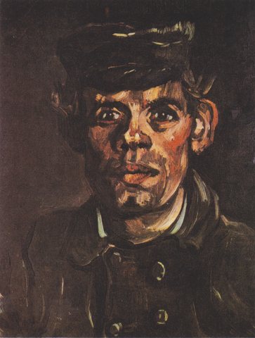 Head of a Young Peasant in a Peaked Cap