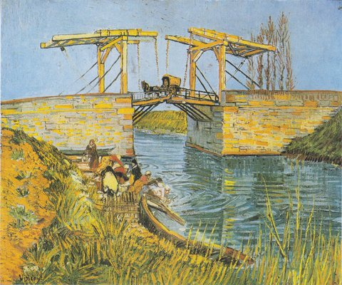 Langlois Bridge at Arles with Women Washing, The