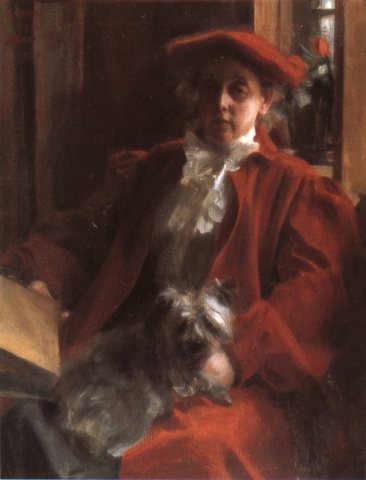 Emma Zorn and Mouche the dog Zorn EZorn E