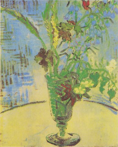 Still Life: Glass with Wild Flowers
