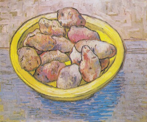 Still Life: Potatoes in a Yellow Dish