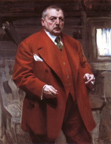 Self portrait in red Zorn SZorn S