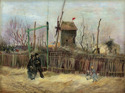 Street Scene in Montmartre