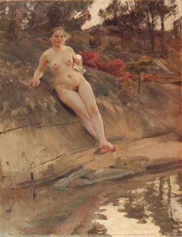 Sunbathing girl Zorn SZorn S
