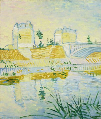 The Seine with the Pont de Clichy