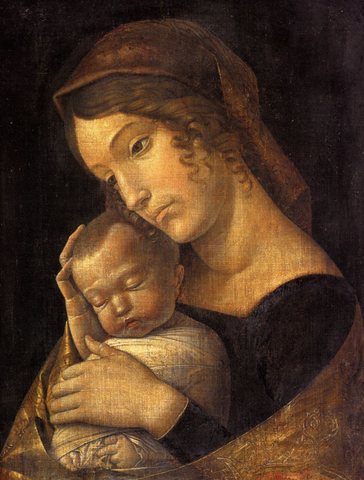 Madonna with child Manteg