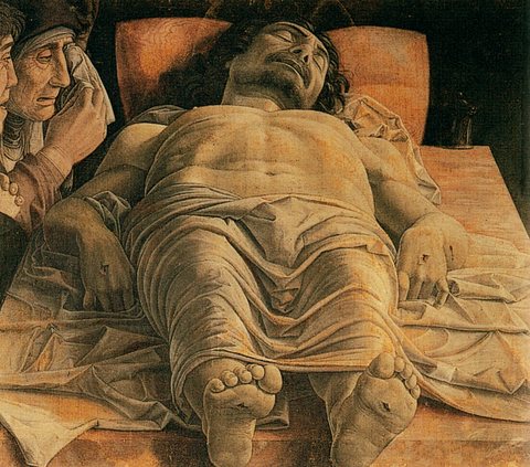 The dead Christ Manteg