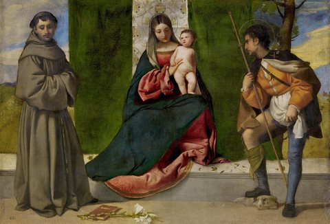 The Virgin and Child between Saint Anthony of Padua and Saint Roch