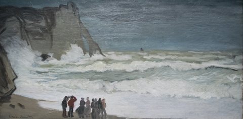 Heavy Sea in Étretat