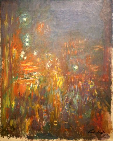 Leicester Square, by night