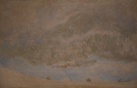 Le Mont Kolsaas, Norvège (Tempête de neige)