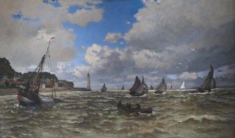 Mouth of the Seine at Honfleur