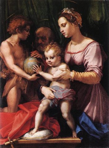 Holy Family Borgherini ANDREA