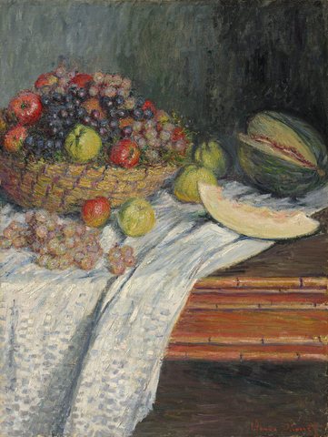 Still Life with a Honeydew Melon
