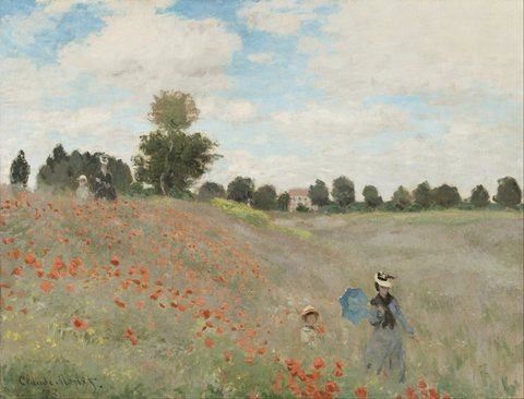 The Poppy Field near Argenteuil