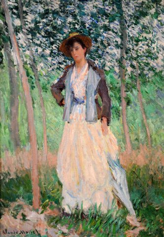 The Stroller (Suzanne Hoschedé, later Mrs. Theodore Earl Butler, 1868–1899)