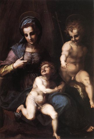 Madonna and Child with the Young St John WGAMadonn