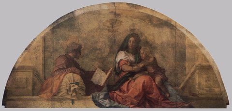 Madonna del sacco Madonna with the Sack WGAMadonn