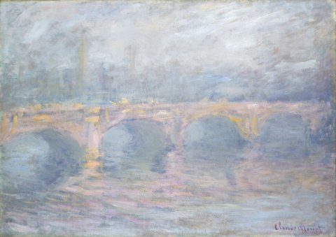 Waterloo Bridge, London, at Sunset