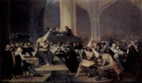 Auto de fe de la Inquisición por Goya