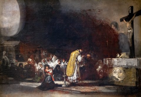 (Agen) La misa de parida - Francisco de Goya - Musée des Beaux-Arts d'Agen
