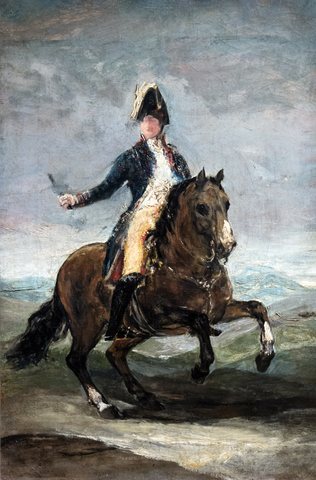 (Agen) Esquisse pour le portrait équestre de Ferdinand VII, roi d'Espagne - Francisco de Goya - Musée des Beaux-Arts d'Agen