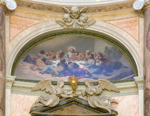Cádiz - Oratorio de la Santa Cueva - Upper chapel - Last Supper