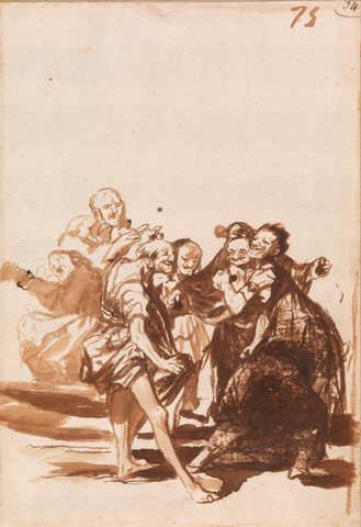 Francisco de Goya - Old People Singing and Dancing - BF689.2 - Barnes Foundation