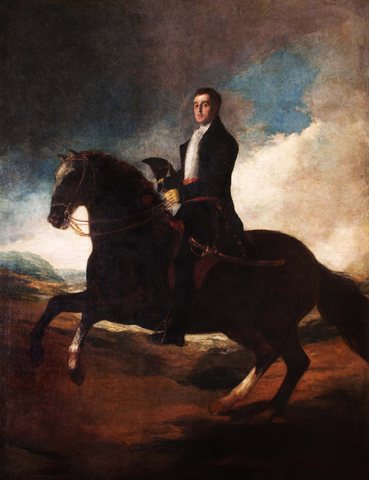 Francisco de Goya - Equestrian Portrait of the 1st Duke of Wellington - WM. 1566-1948 - Apsley House