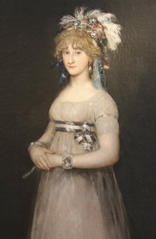 Francisco de Goya Portrait von María Luisa de Borbón y Vallabriga Uffizien Florenz-01 (cropped)
