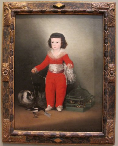 Goya, manuel osorio, manrique de zuñiga, 1787-88