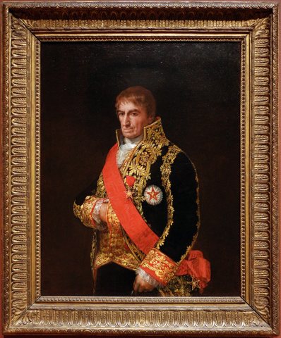 Goya, ritratto del generale josé manuel romero, 1810 ca