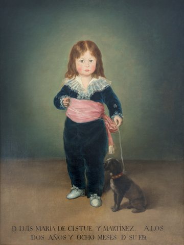 Goya - Portrait de Luis María de Cistué y Martínez (1788-1842), 1790, RF 2009 5