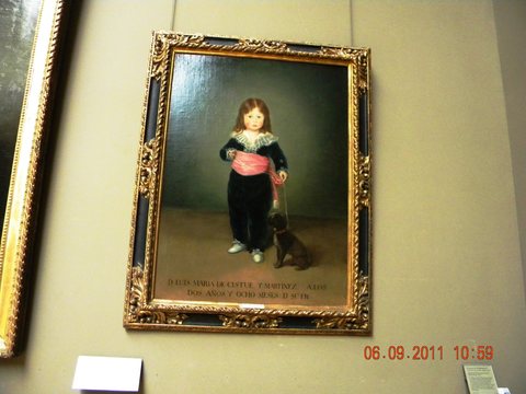 LOUVRE Museum, Portrait de Luis Maris de Cistue y Martinez, by Jose de Goya y Lucientes, Paris