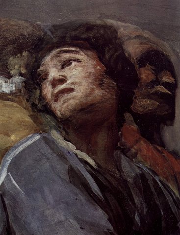 San Antonio de la Florida fresco, Francisco de Goya (detail 11)