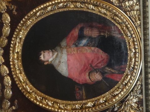 Throne Room - Capitania General de Barcelona - Portrait of Fernando VII