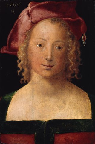 Portrait of a Young Woman with a (Red) Beret