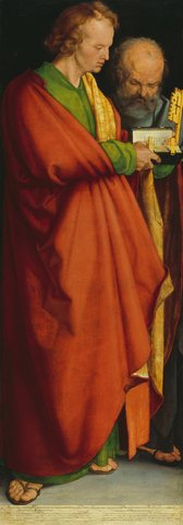 The Four Apostles: Saints John and Peter