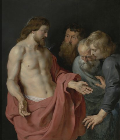Christ's first appearance to the apostles in Jerusalem